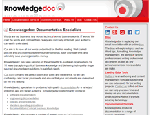 Tablet Screenshot of knowledgedoc.com.au
